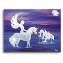 Sonja Ariel von Staden Kunstdruck Poster / 40x30 cm Einhornbild: Harmonie der Energien - Kunstdruck