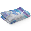 Sonja Ariel von Staden Kunstdruck Decke / 150x100 cm Einhornbild: Kraft Einhorn der Klarheit - Kunstdruck