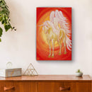 Sonja Ariel von Staden Kunstdruck Einhornbild: Liebevolle Freundschaft - Kunstdruck