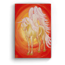 Sonja Ariel von Staden Kunstdruck Leinwand / 30x20 cm Einhornbild: Liebevolle Freundschaft - Kunstdruck