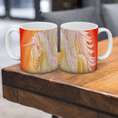 Sonja Ariel von Staden Kunstdruck Tasse / 325 ml Einhornbild: Liebevolle Freundschaft - Kunstdruck