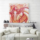 Sonja Ariel von Staden Kunstdruck Einhornbild: Liebevolle Gefährten - Kunstdruck