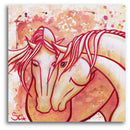 Sonja Ariel von Staden Kunstdruck Poster / 50x50 cm Einhornbild: Liebevolle Gefährten - Kunstdruck