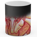 Sonja Ariel von Staden Kunstdruck Tasse / 325 ml (Thermoeffekt) Einhornbild: Liebevolle Gefährten - Kunstdruck