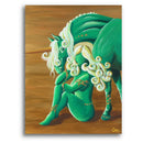 Sonja Ariel von Staden Kunstdruck Einhornbild: Liebevoller Elfenfreund - Kunstdruck