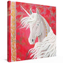 Sonja Ariel von Staden Kunstdruck Leinwand / 20x20 cm Einhornbild: Lilimonija, die SternenFee - Kunstdruck