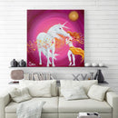 Sonja Ariel von Staden Kunstdruck Einhornbild: Magische Einhorn-Freundschaft - Kunstdruck