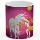 Sonja Ariel von Staden Kunstdruck Tasse / 325 ml Einhornbild: Magische Einhorn-Freundschaft - Kunstdruck