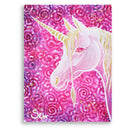 Sonja Ariel von Staden Kunstdruck Leinwand / 40x30 cm Einhornbild: Magisches Einhorn der Selbstliebe - Kunstdruck