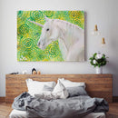 Sonja Ariel von Staden Kunstdruck Einhornbild: Onthrinor das Einhorn von Mutter Erde - Kunstdruck