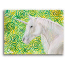 Sonja Ariel von Staden Kunstdruck Poster / 40x30 cm Einhornbild: Onthrinor das Einhorn von Mutter Erde - Kunstdruck