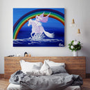 Sonja Ariel von Staden Kunstdruck Einhornbild: Regenbogen-Galopp - Kunstdruck