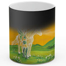 Sonja Ariel von Staden Kunstdruck Tasse / 325 ml (Thermoeffekt) Einhornbild: Seelengefährten - Kunstdruck