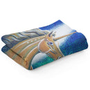 Sonja Ariel von Staden Kunstdruck Decke / 150x100 cm Einhornbild: Sternen Einhorn der Klarheit - Kunstdruck