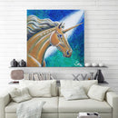 Sonja Ariel von Staden Kunstdruck Einhornbild: Sternen Einhorn der Klarheit - Kunstdruck