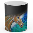 Sonja Ariel von Staden Kunstdruck Tasse / 325 ml (Thermoeffekt) Einhornbild: Sternen Einhorn der Klarheit - Kunstdruck