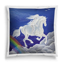 Sonja Ariel von Staden Kunstdruck Kissen / 40x40 cm Einhornbild: Wolkenstürmer - Kunstdruck