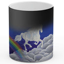 Sonja Ariel von Staden Kunstdruck Tasse / 325 ml (Thermoeffekt) Einhornbild: Wolkenstürmer - Kunstdruck