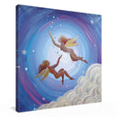 Sonja Ariel von Staden Kunstdruck Leinwand / 20x20 cm Elfenbild: Sternenelfen - Kunstdruck