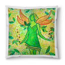 Sonja Ariel von Staden Kunstdruck Kissen / 40x40 cm Elfenbild: Zauberhaft Blütenelfe - Kunstdruck