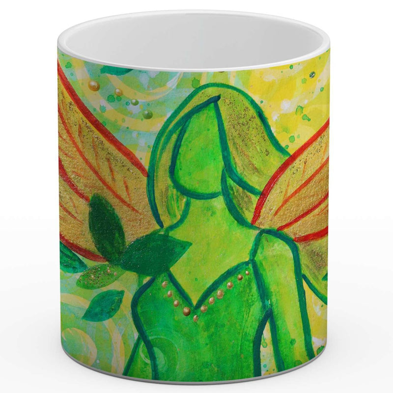 Sonja Ariel von Staden Kunstdruck Tasse / 325 ml Elfenbild: Zauberhaft Blütenelfe - Kunstdruck