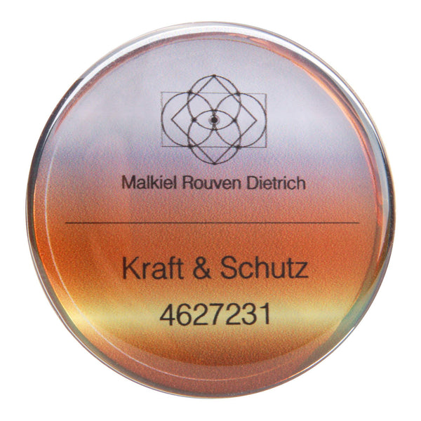 Malkiel Dietrich Karten Energie-Button "Kraft & Schutz"