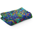 Vadim Tschenze Kunstdruck Decke / 150x100 cm Energiebild: Gitter-Mandala - Absicherung - Kunstdruck