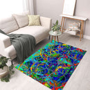 Vadim Tschenze Kunstdruck Teppich / 70x50 cm Energiebild: Gitter-Mandala - Absicherung - Kunstdruck