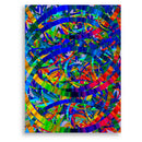 Vadim Tschenze Kunstdruck Leinwand / 40x30 cm Energiebild: Gitter-Mandala - Annerkennung - Kunstdruck