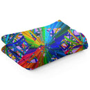 Vadim Tschenze Kunstdruck Decke / 150x100 cm Energiebild: Gitter-Mandala - Erfolg - Kunstdruck