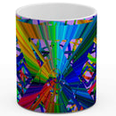 Vadim Tschenze Kunstdruck Tasse / 325 ml Energiebild: Gitter-Mandala - Erfolg - Kunstdruck