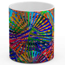Vadim Tschenze Kunstdruck Tasse / 325 ml Energiebild: Gitter-Mandala - Familie - Kunstdruck
