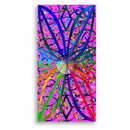 Vadim Tschenze Kunstdruck Leinwand / 60x30 cm Energiebild: Gitter-Mandala - Harmonie - Kunstdruck