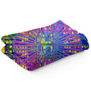 Vadim Tschenze Kunstdruck Decke / 150x100 cm Energiebild: Gitter-Mandala - Mut - Kunstdruck