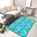 Vadim Tschenze Kunstdruck Teppich / 70x50 cm Energiebild: Gitter-Mandala - Schönheit - Kunstdruck