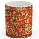 Vadim Tschenze Kunstdruck Tasse / 325 ml Energiebild: Gitter-Mandala - Ziele - Kunstdruck