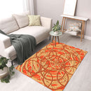 Vadim Tschenze Kunstdruck Teppich / 70x50 cm Energiebild: Gitter-Mandala - Ziele - Kunstdruck