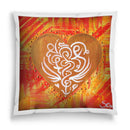 Sonja Ariel von Staden Kunstdruck Kissen / 40x40 cm Energiebild: HeilerHerz LiebesFrequenz - Kunstdruck