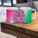 Sonja Ariel von Staden Kunstdruck Tasse / 325 ml Energiebild: Herzchakra Heilung - Kunstdruck