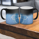 Sonja Ariel von Staden Kunstdruck Tasse / 325 ml (Thermoeffekt) Energiebild: Kristall-Sternentor der klaren Kommunikation und Coelestin - Kunstdruck