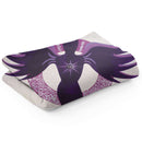 Sonja Ariel von Staden Kunstdruck Decke / 150x100 cm Energiebild: Kristall-Sternentor Erzengel Zadkiel und Amethyst - Kunstdruck