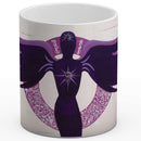 Sonja Ariel von Staden Kunstdruck Tasse / 325 ml (Variation 1) Energiebild: Kristall-Sternentor Erzengel Zadkiel und Amethyst - Kunstdruck