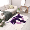 Sonja Ariel von Staden Kunstdruck Teppich / 70x50 cm Energiebild: Kristall-Sternentor Erzengel Zadkiel und Amethyst - Kunstdruck