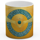 Sonja Ariel von Staden Kunstdruck Tasse / 325 ml (Variation 1) Energiebild: Kristall-Sternentor von Erzengel Metatron und Smaragd - Kunstdruck