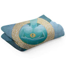 Sonja Ariel von Staden Kunstdruck Decke / 150x100 cm Energiebild: Kristall-Sternentor von Erzengel Raphael und Malachit - Kunstdruck