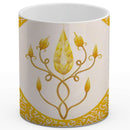 Sonja Ariel von Staden Kunstdruck Tasse / 325 ml (Variation 2) Energiebild: Kristall-Sternentor von Erzengel Sandalphon und Goldberyll - Kunstdruck