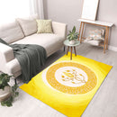 Sonja Ariel von Staden Kunstdruck Teppich / 140x90 cm Energiebild: Kristall-Sternentor von Erzengel Sandalphon und Goldberyll - Kunstdruck