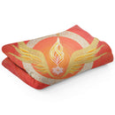 Sonja Ariel von Staden Kunstdruck Decke / 150x100 cm Energiebild: Kristall-Sternentor von Erzengel Uriel und Feueropal - Kunstdruck