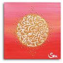 Sonja Ariel von Staden Kunstdruck Poster / 50x50 cm Energiebild: SeelenLicht der Sanftheit - Kunstdruck