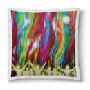 Sonja Ariel von Staden Kunstdruck Kissen / 40x40 cm Energiebild: Segen der Regenbogen-Dimension - Kunstdruck